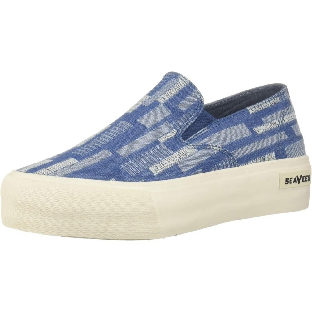 SEAVEES Women's Baja‎ Platform Embroidery Slip-on Sneakers Size 7.5